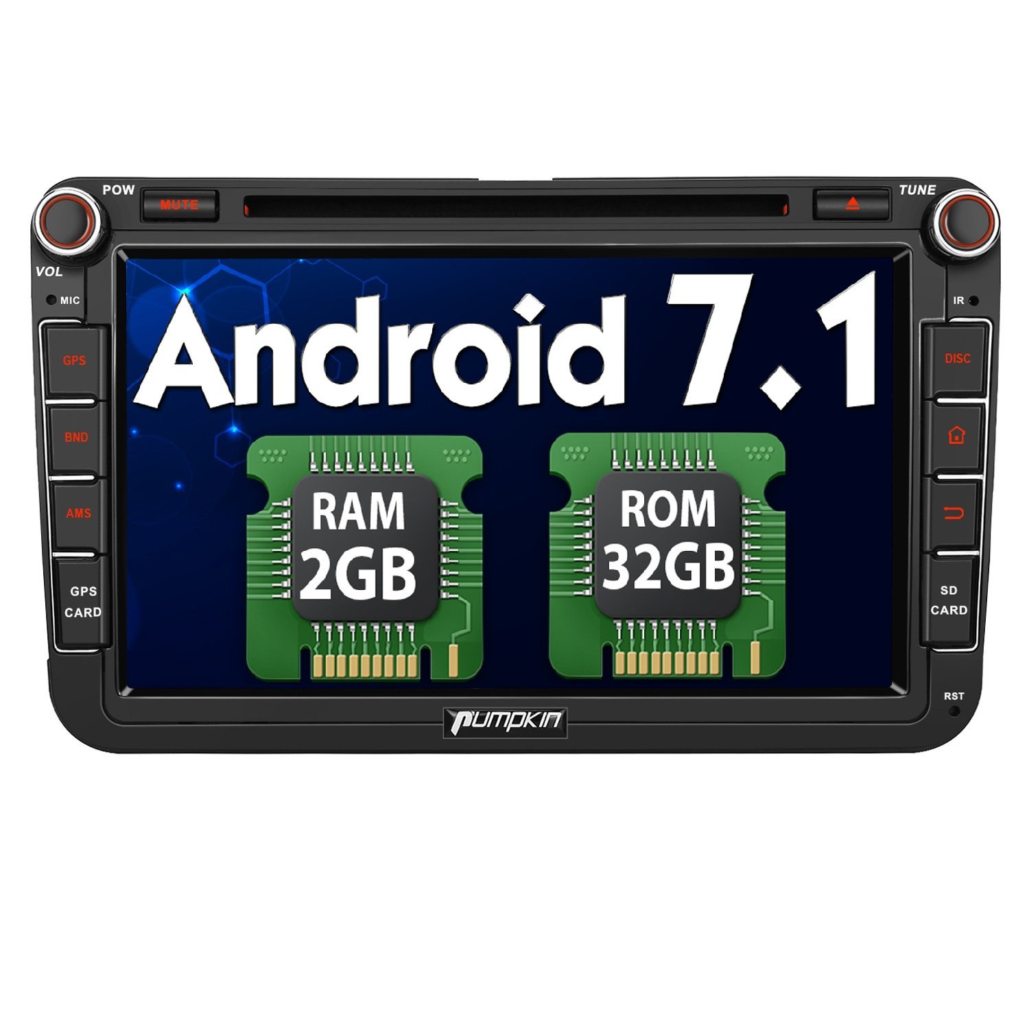 Skoda Fabia 2 5J 542 545 DAB+ Auto Radio Navigation Android Auto